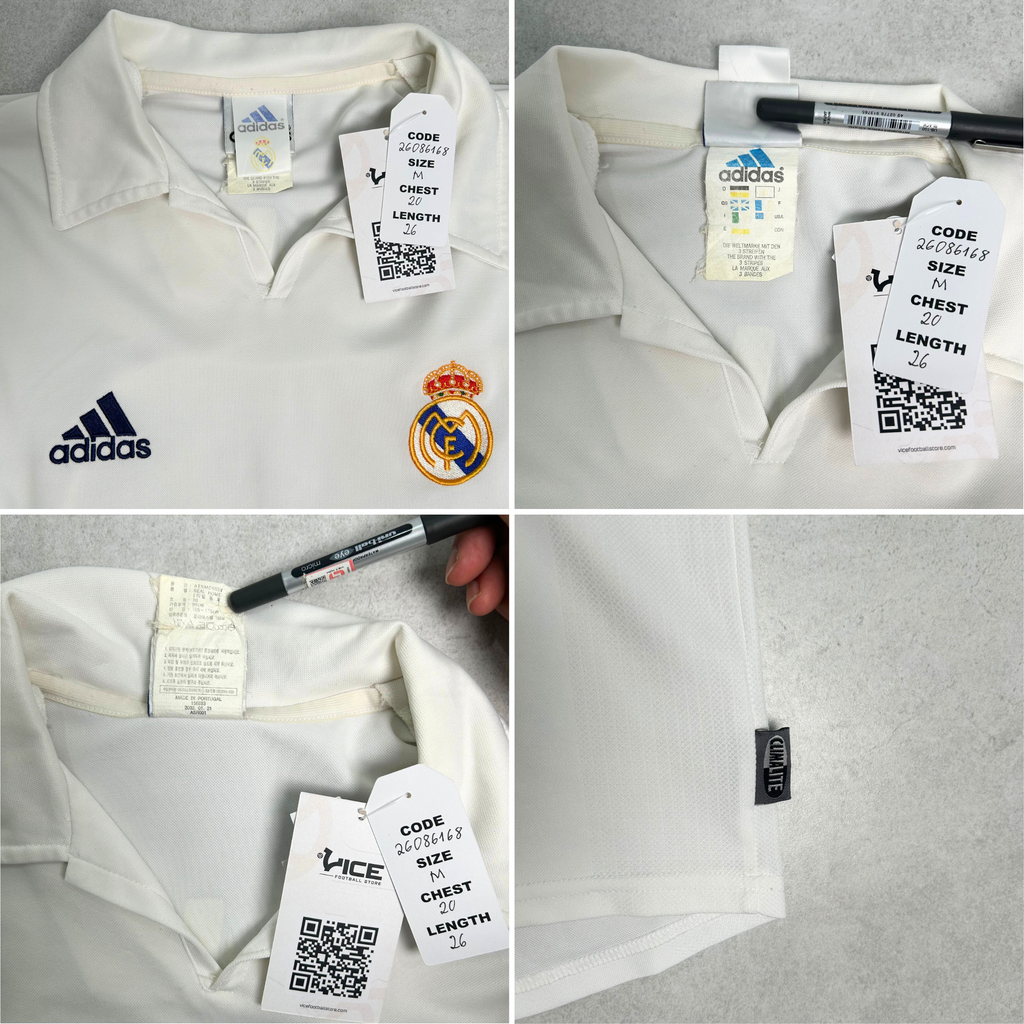 2002/03 Real Madrid Centenary Home Shirt Adidas Ronaldo (M)