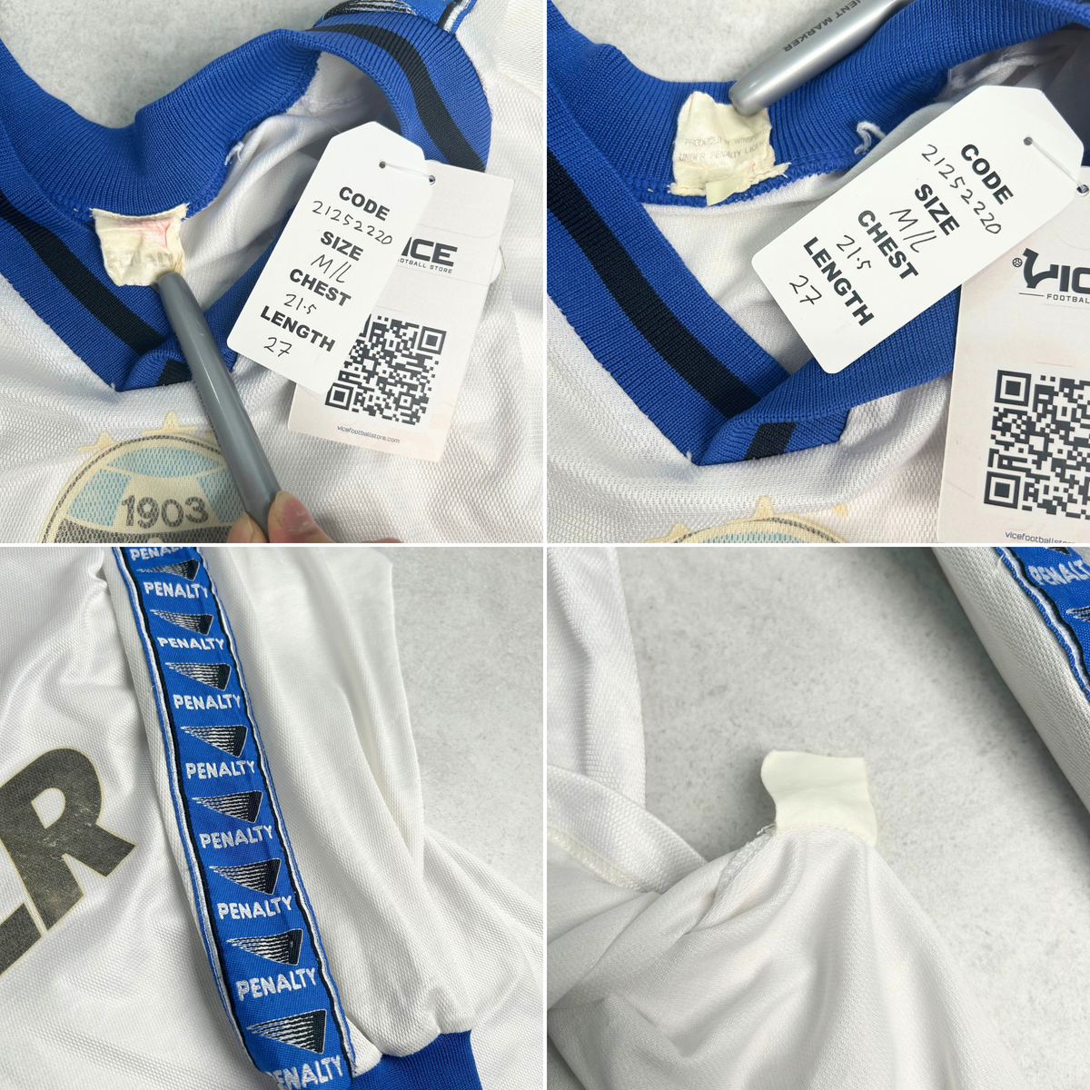 1995 Grêmio FBPA Training Shirt Penalty (M/L)
