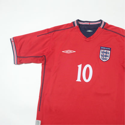 2002/04 England Home Shirt Umbro Owen (M/L)