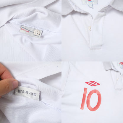 2009/10 England Home Shirt Umbro Rooney (XL)
