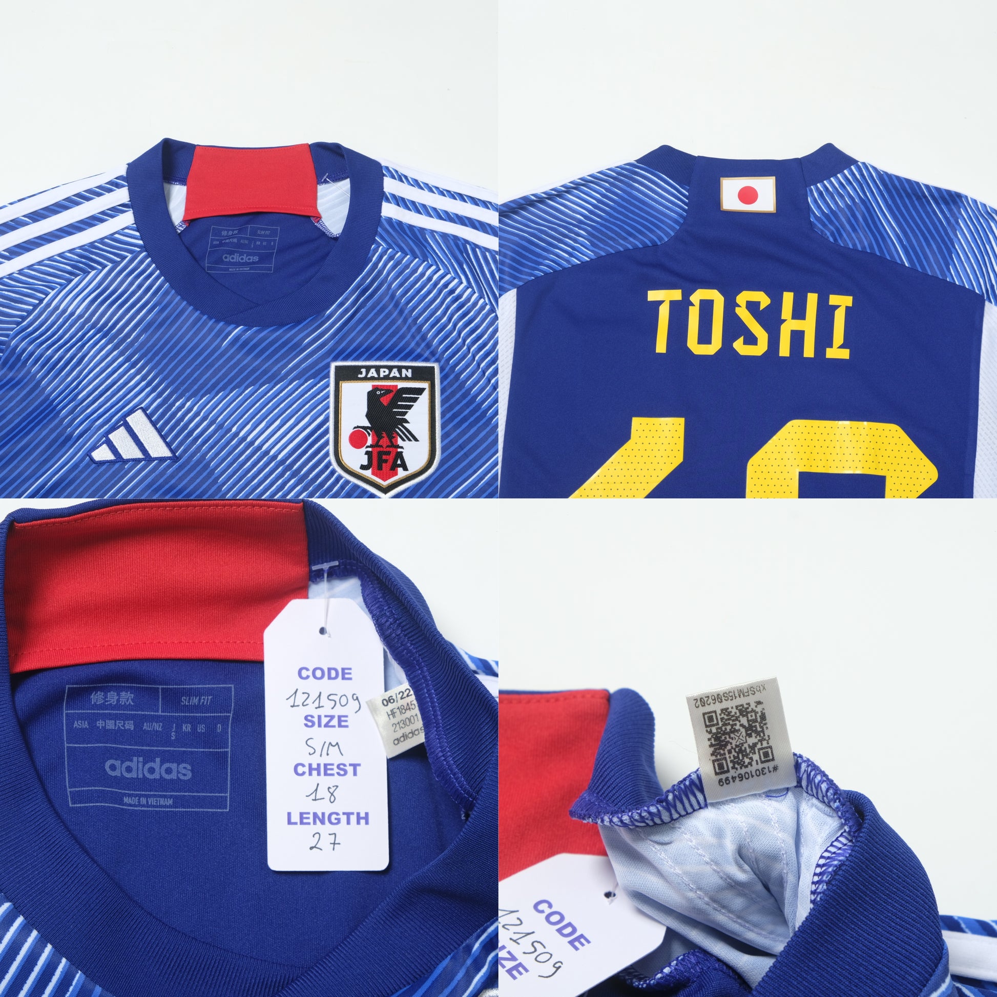 2022 Japan Home Shirt Adidas Toshi (S/M)
