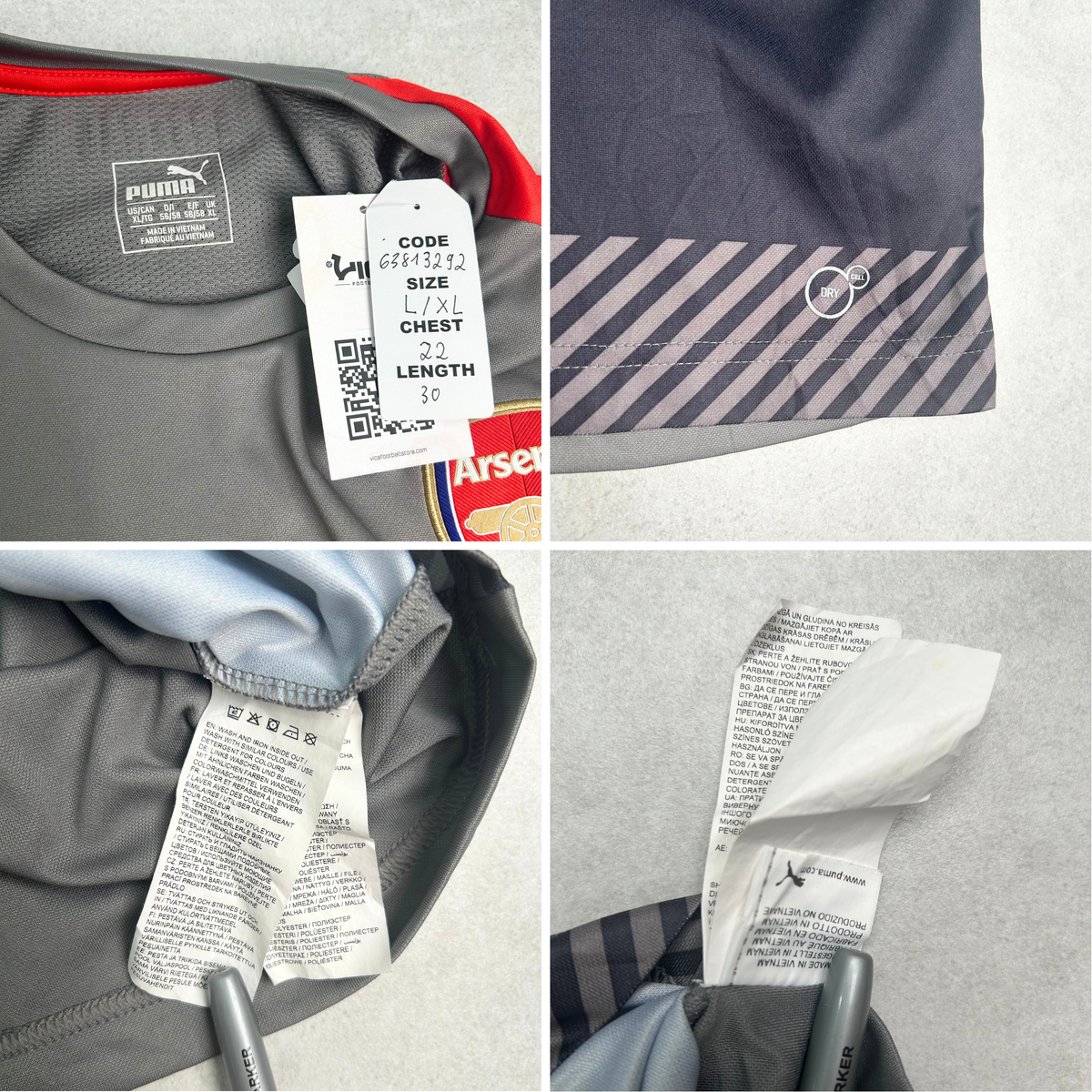 2016/17 Arsenal Training Shirt Puma (L/XL)