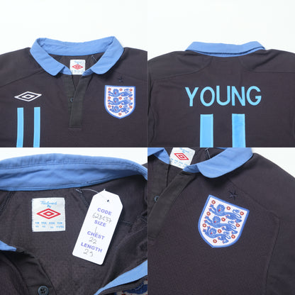 2011/12 England Away Shirt Umbro Young (L)
