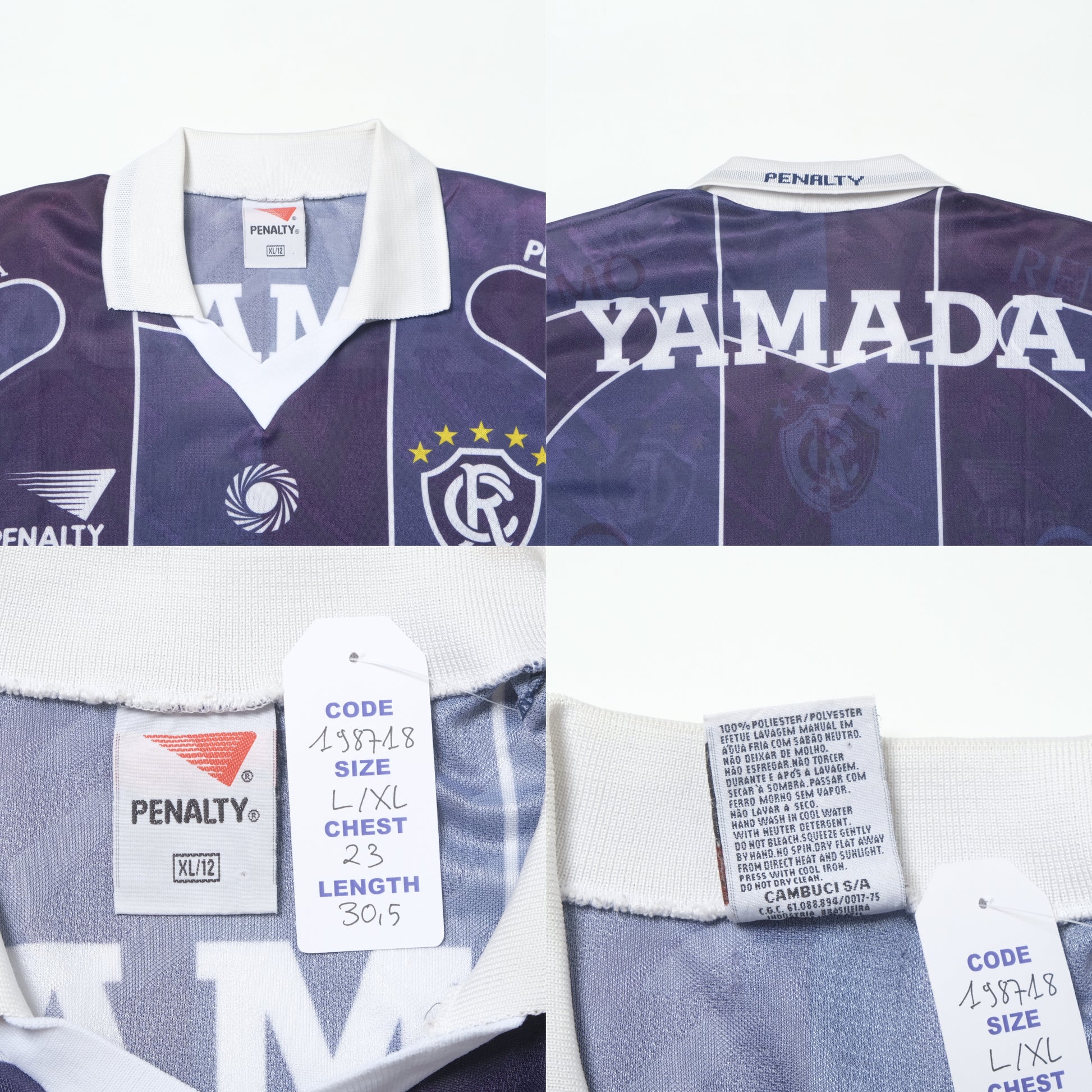 1999/00 Clube de Remo (Brazil) Home Shirt Penalty (L/XL)