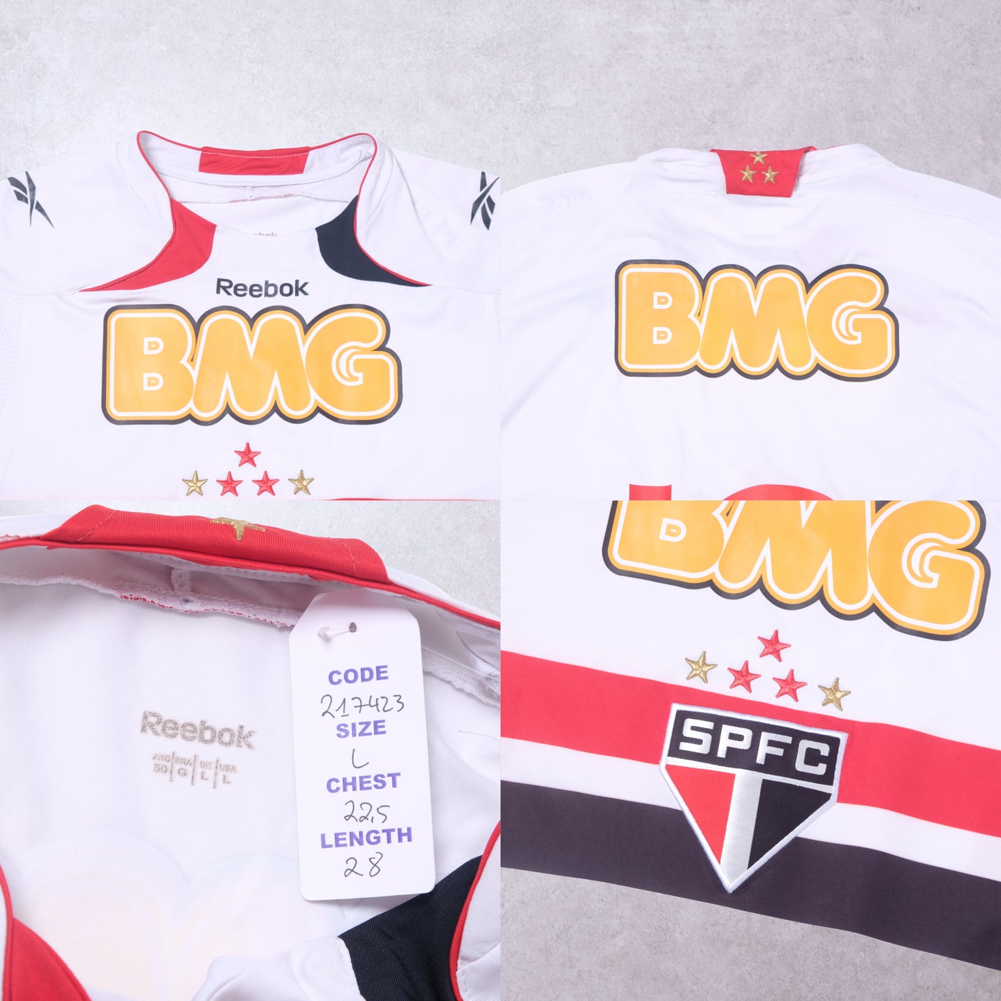 2010/11 Sao Paulo Home Shirt Reebok (L)