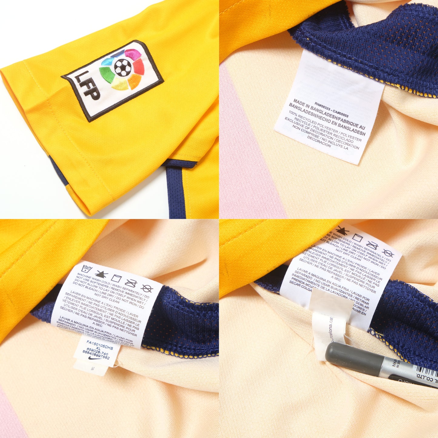 2015/16 Barcelona Away Shirt Nike (M)