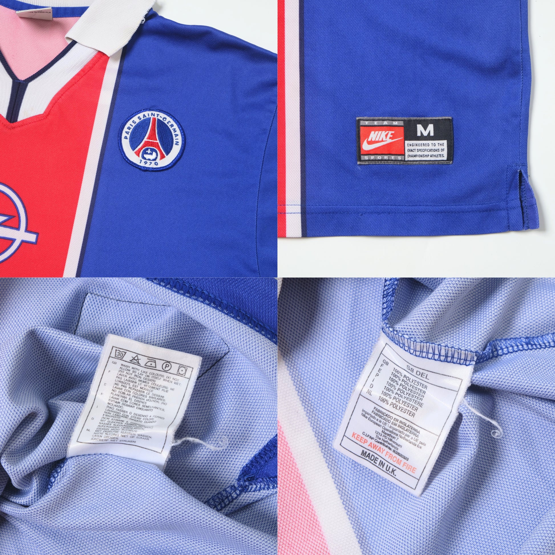 1997/98 PSG Home Shirt Nike (M)