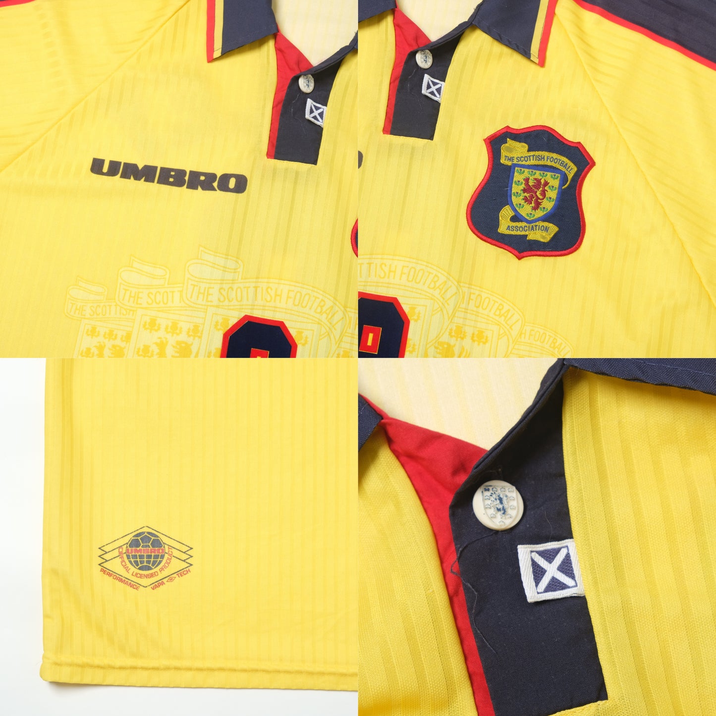 1996/99 Scotland Away Shirt Umbro Burley (XXL)