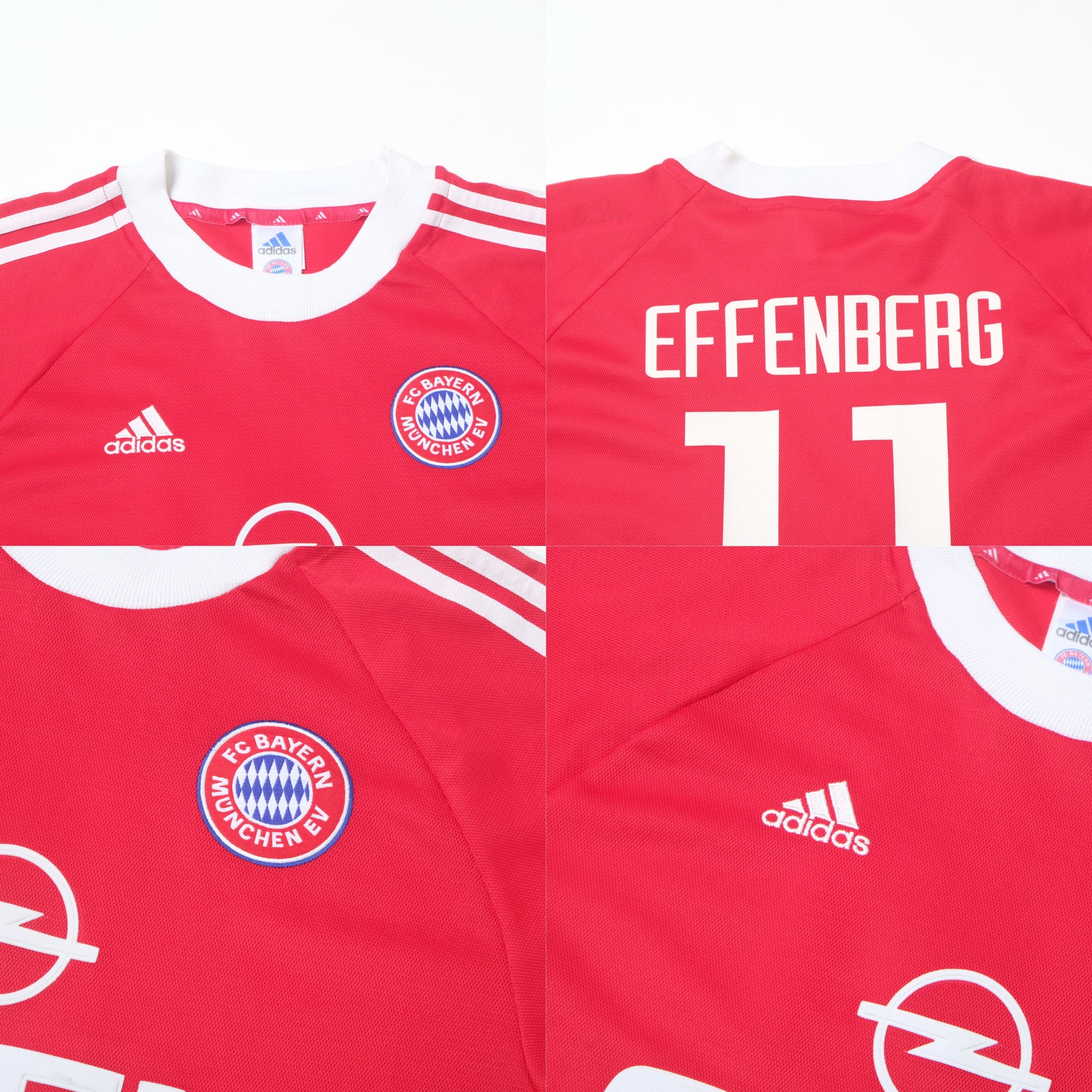 2002/03 Bayern Munich Home Shirt Adidas Effenberg (M/L)
