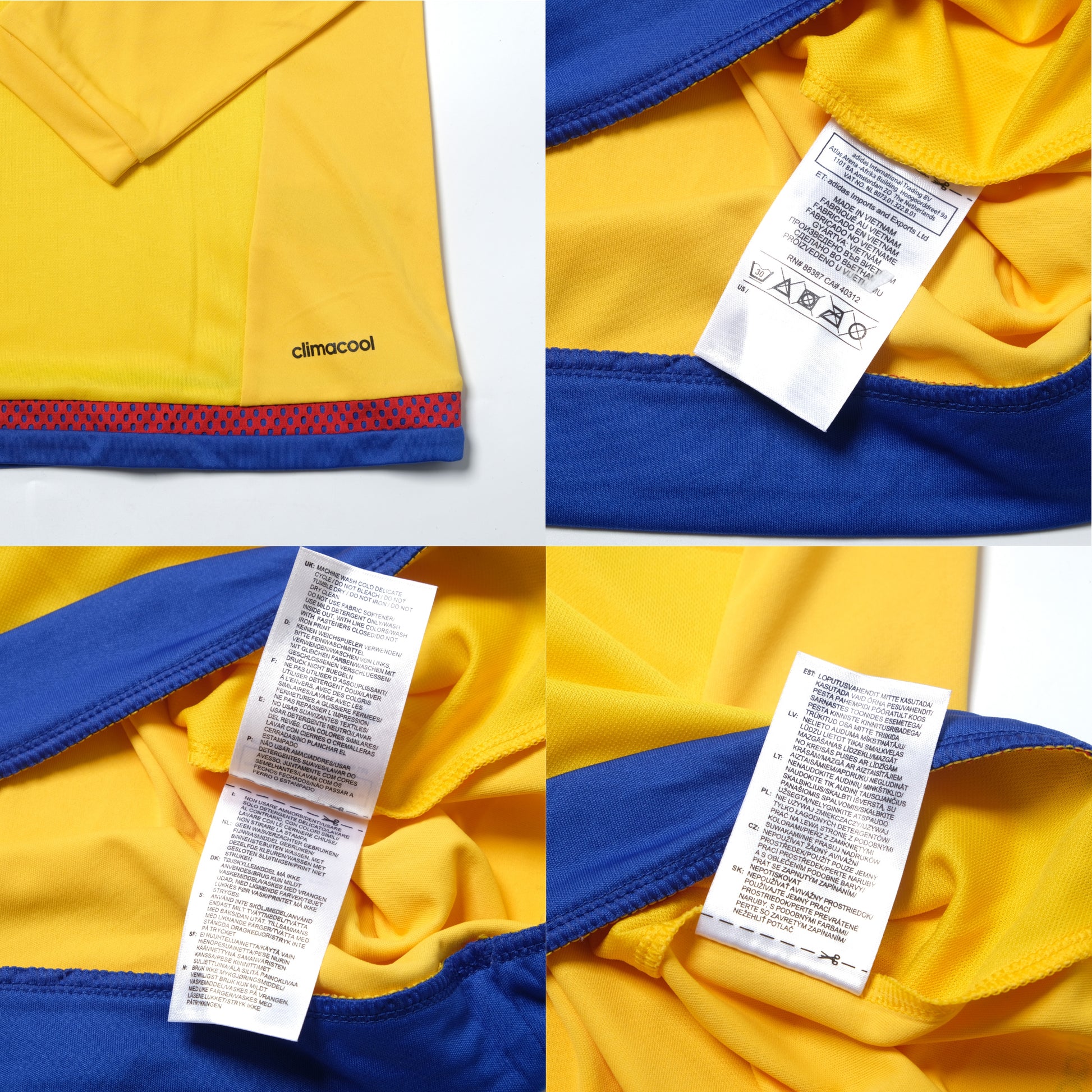 2014 Romania World Cup Qualifier Home Shirt Adidas (S)