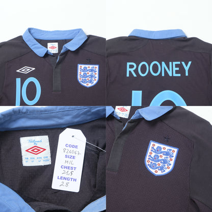 2011/12 England Away Shirt Umbro Rooney (M/L)