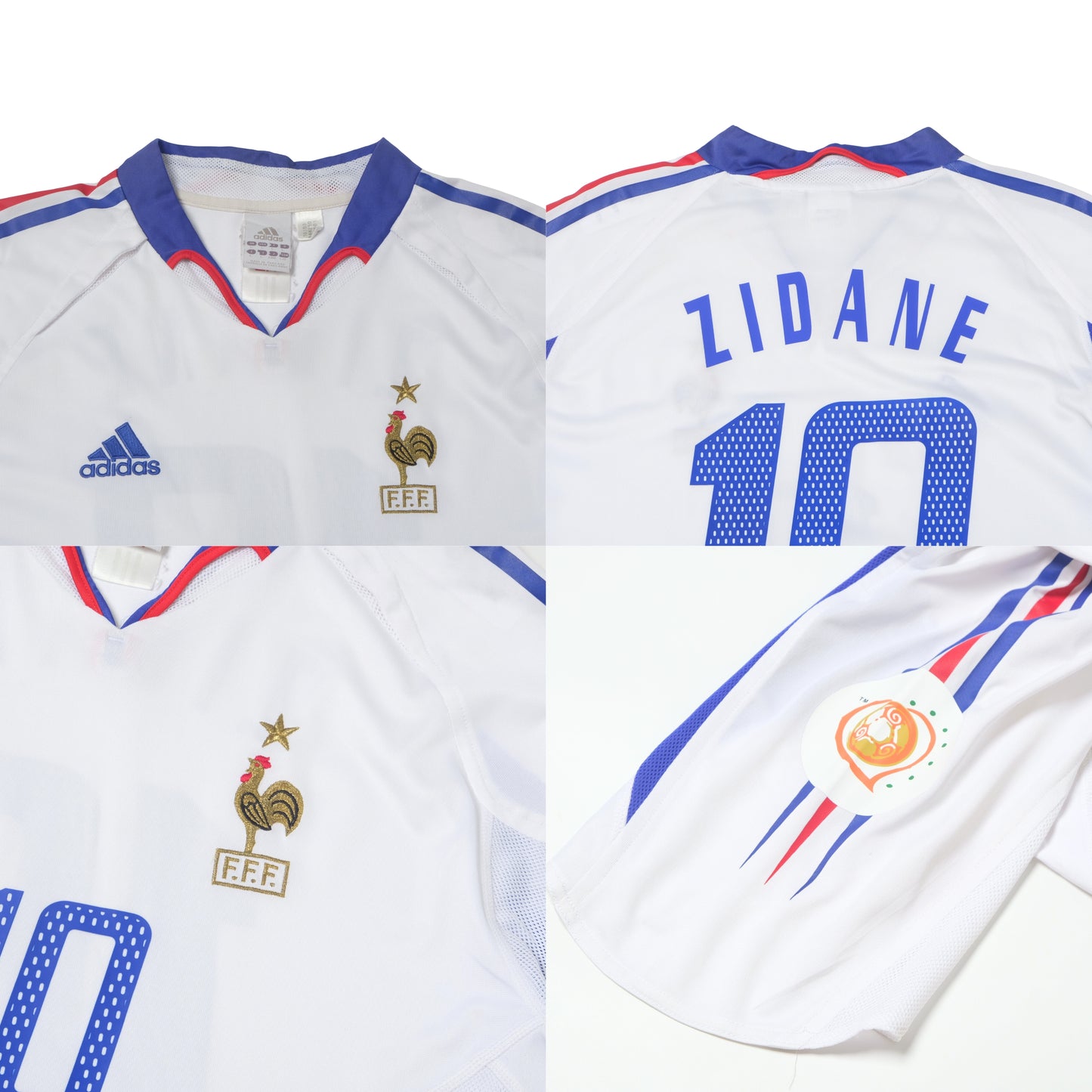 2004/06 France Away Shirt Adidas Zidane (L)