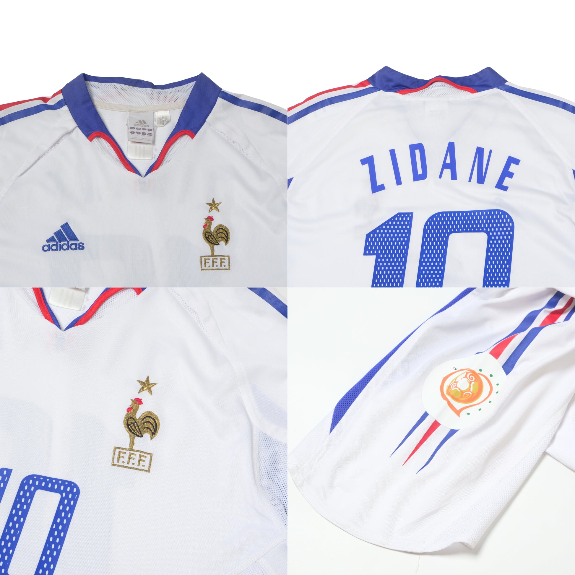 2004/06 France Away Shirt Adidas Zidane (L)