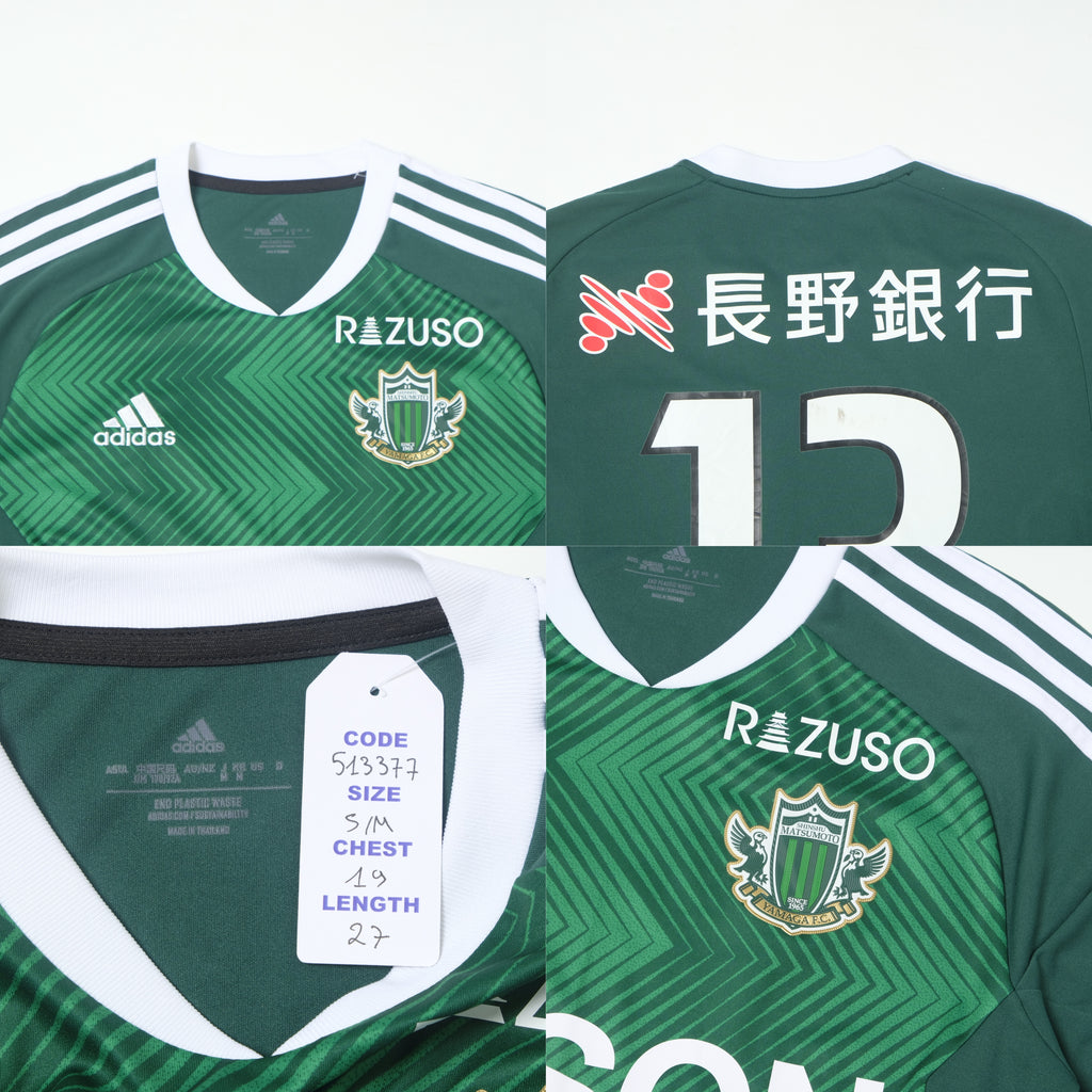 2023 Matsumoto Yamaga Home Shirt Adidas J-League (S/M)
