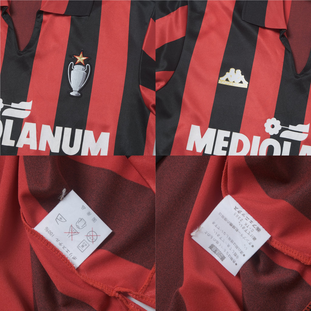 1989/90 AC Milan Home Shirt Kappa (S)