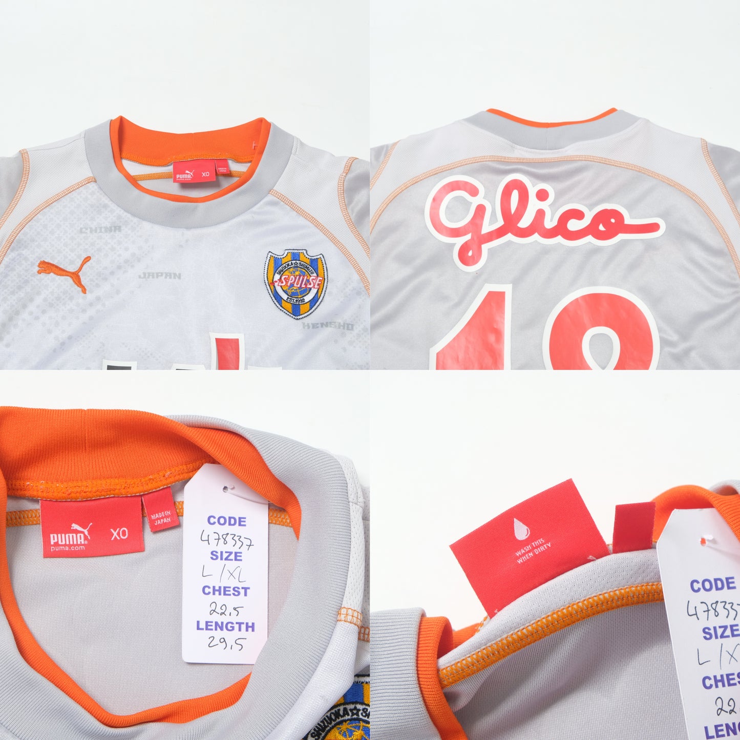 2005/06 Shimizu S-Pulse Away Shirt Puma J-League (L/XL)