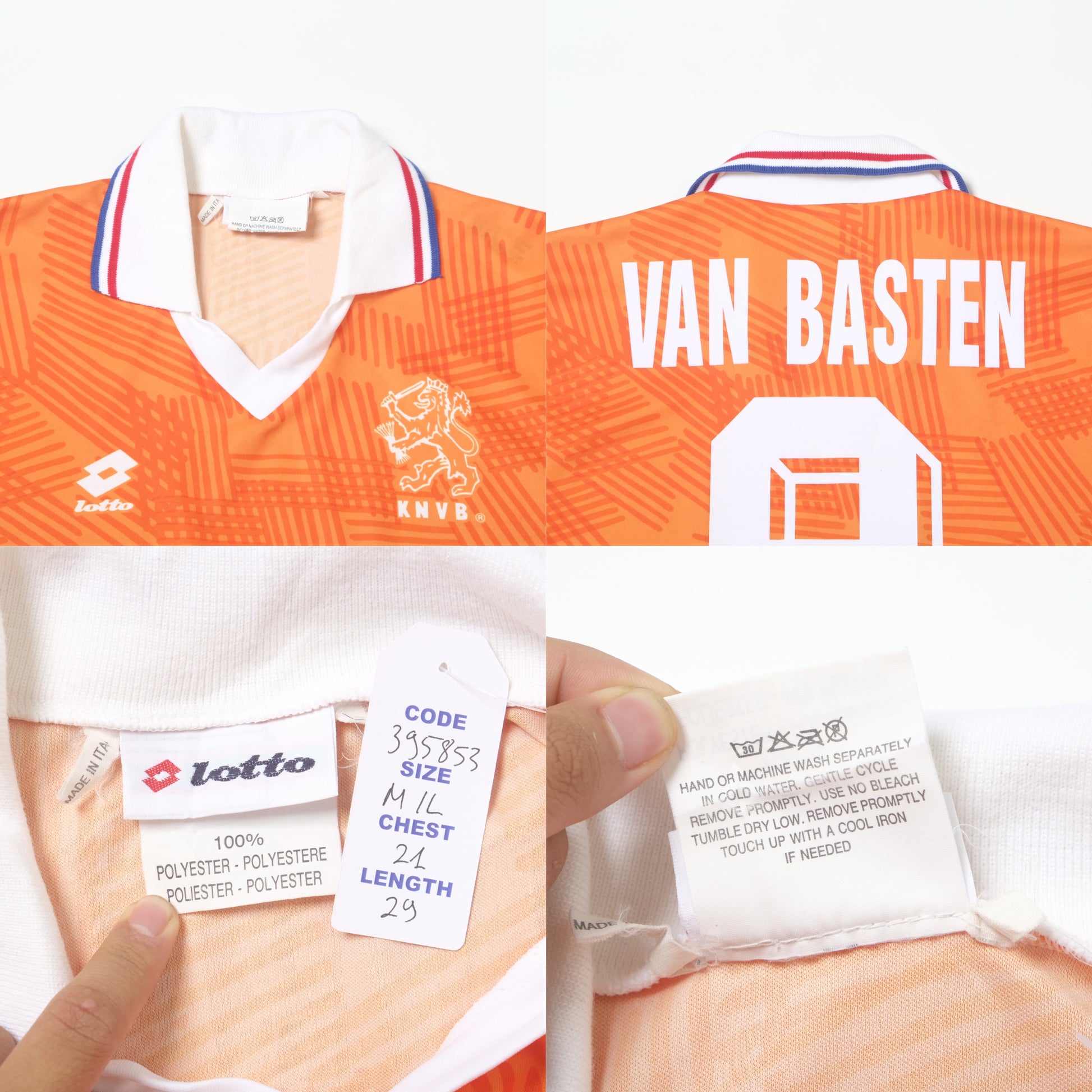1994/95 Netherlands Home Shirt Lotto Van Basten (M/L)