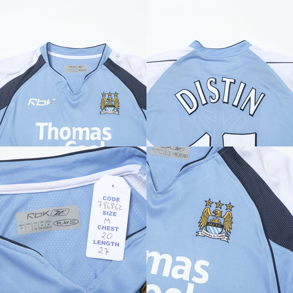 2006/07 Manchester City Home Shirt Nike Distin (M)