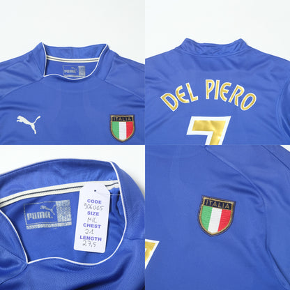 2003/04 Italy Home Shirt Puma Del Piero (M/L)