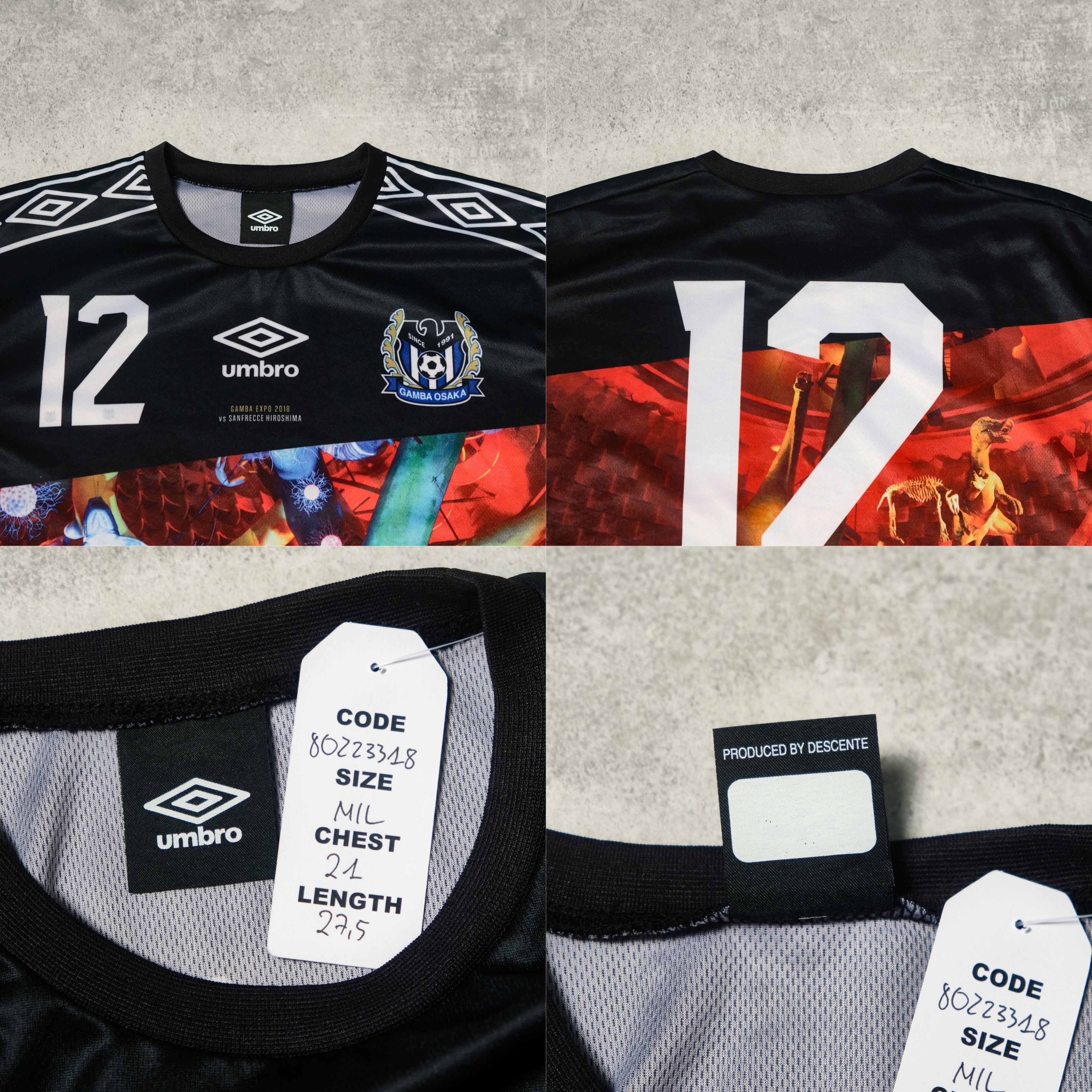 2018 Gamba Osaka Special Shirt J-League Umbro (M/L)