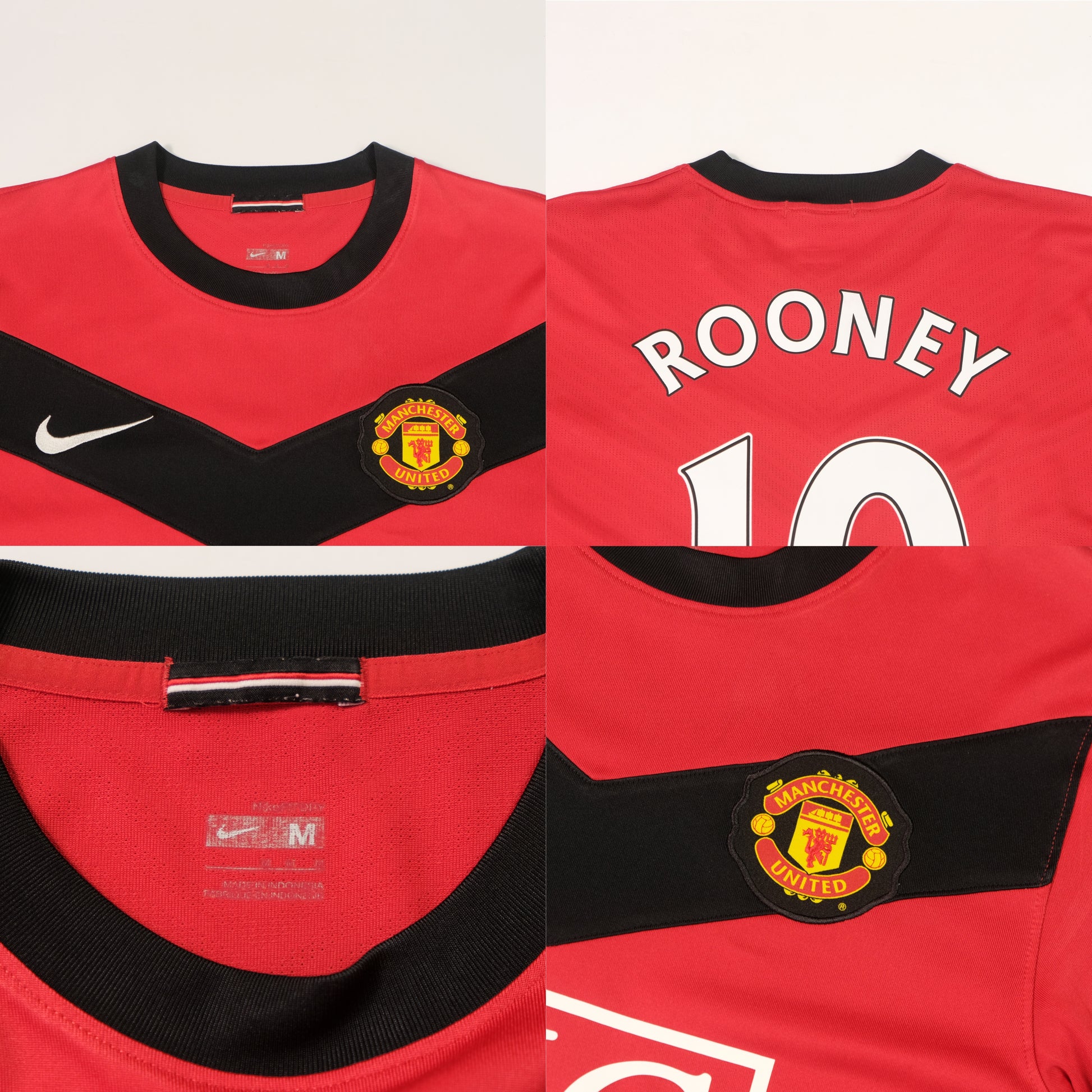 2009/10 Manchester United Home Shirt Nike Rooney (S/M)