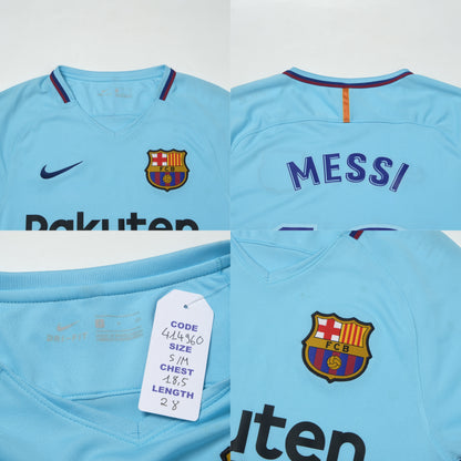 2017/18 Barcelona Away Shirt Nike Messi BNWT (S/M)
