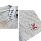 Camiseta de punto simple vintage Adidas USA Mundial 1994 Nutmeg (L)