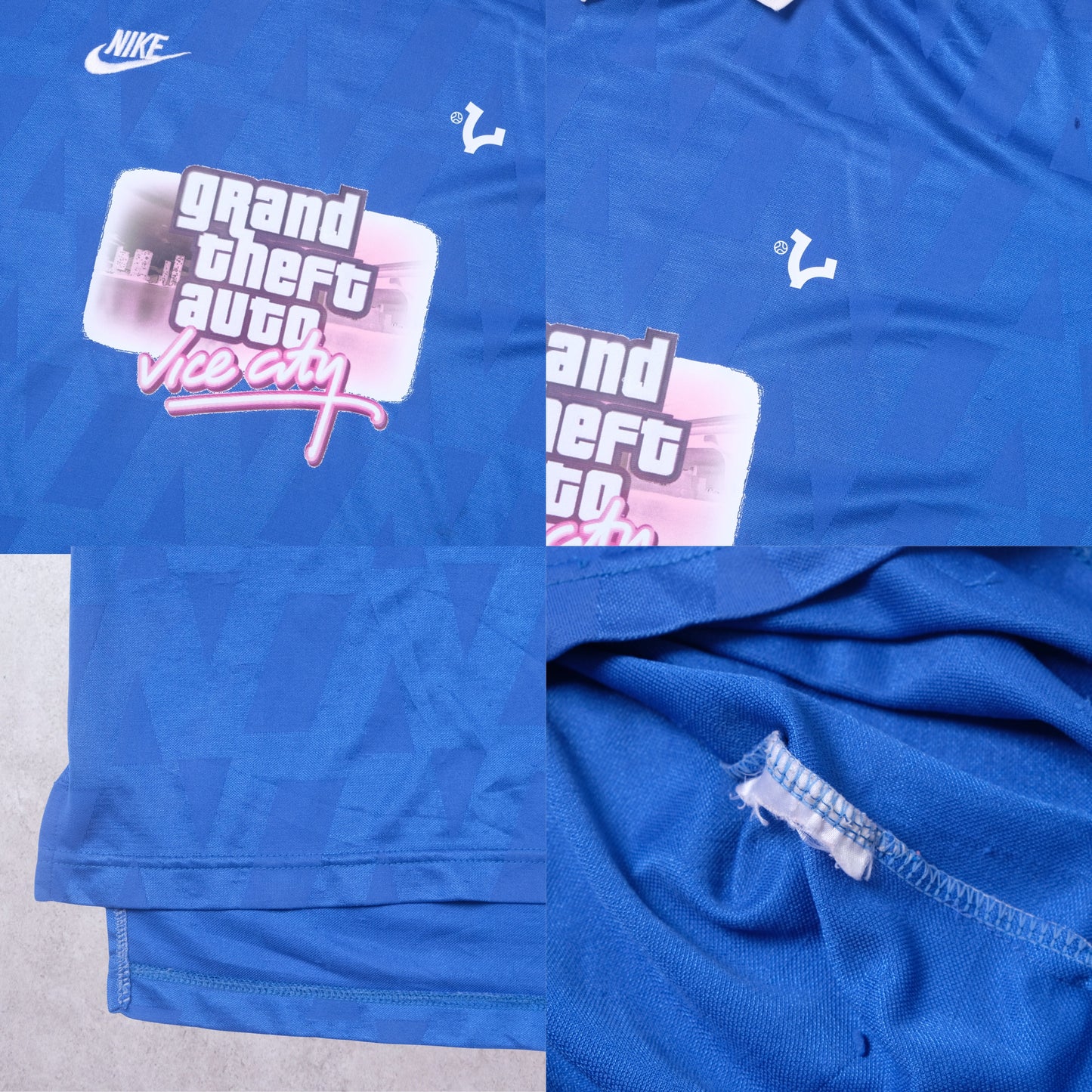 1990s VICE Footbal Store x Grand Theft Auto Custom Football Shirt Nike (L)