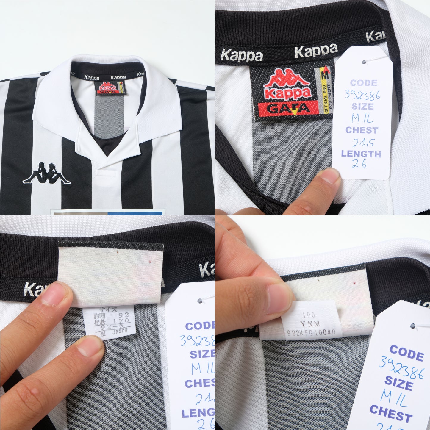 1998/99 Juventus Home Shirt Kappa Henry (M/L)