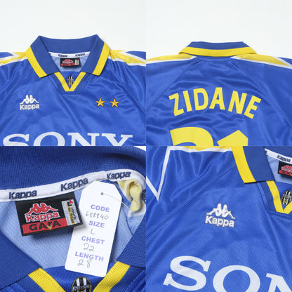 1996/97 Juventus Away Shirt Kappa Zidane (L)