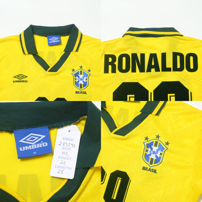 1994/95 Brazil Home Shirt Umbro Template Ronaldo (M/L)