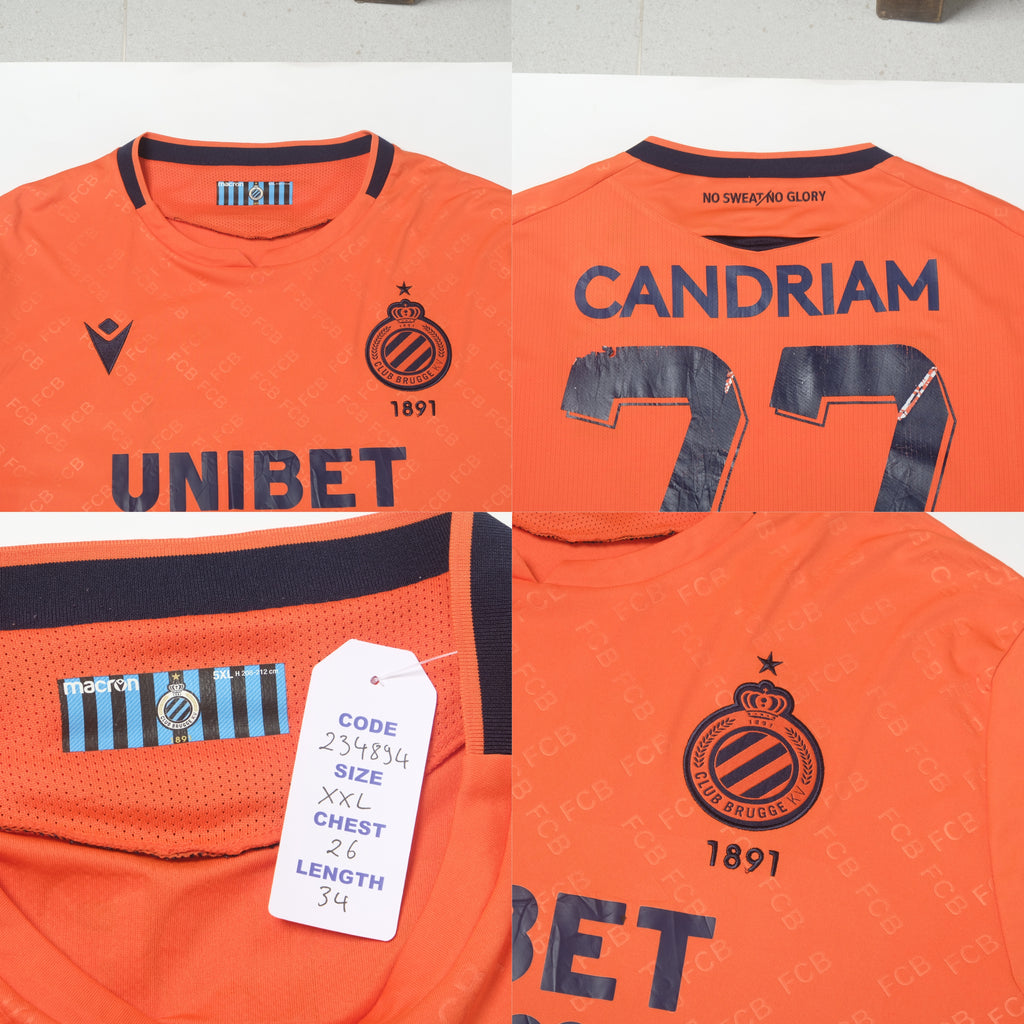 2020/21 Club Brugge Third Shirt Macron Mata (XXL)