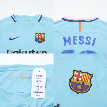2017/18 Barcelona Away Shirt Nike Messi (S)
