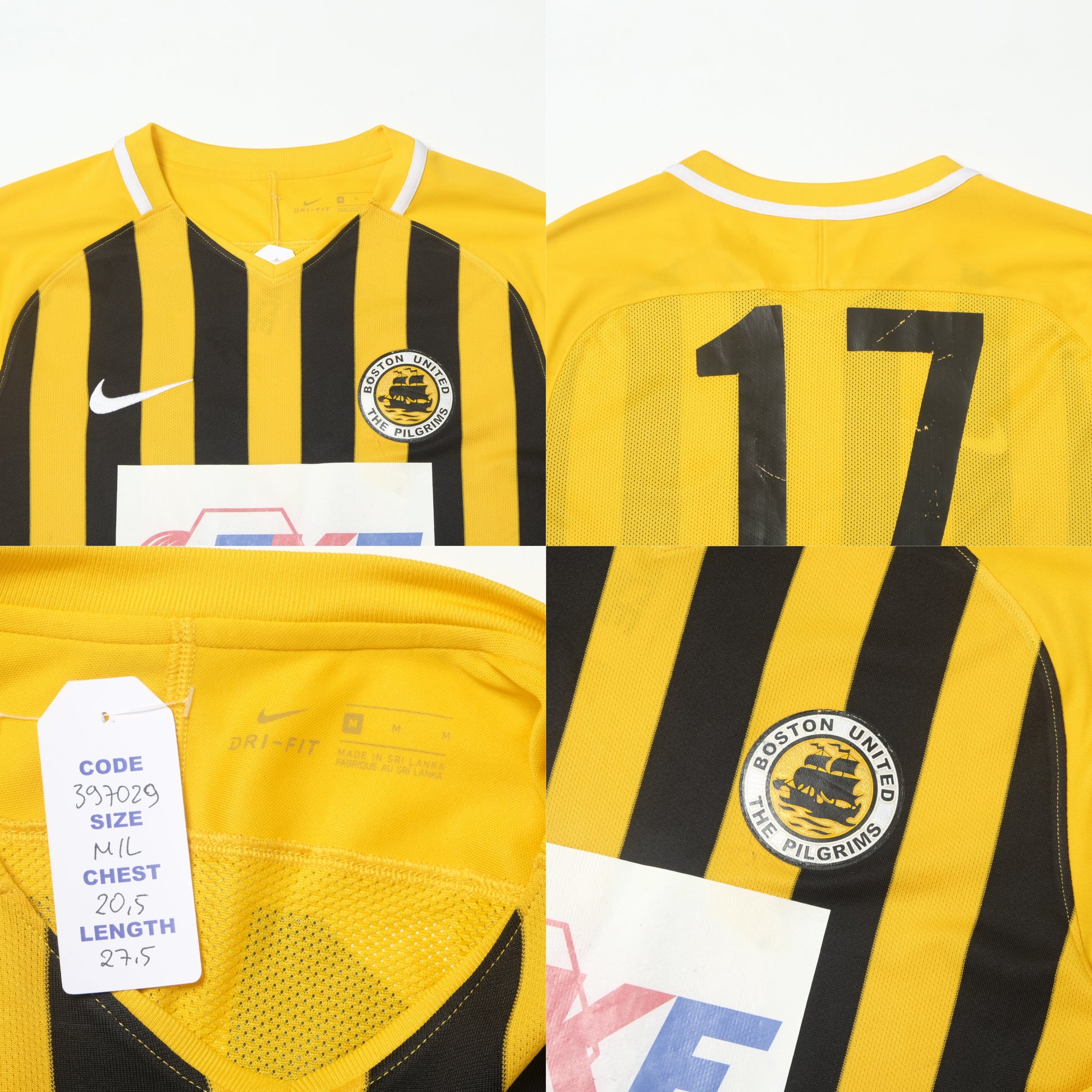 2018/19 Boston United Home Shirt Nike (M/L)
