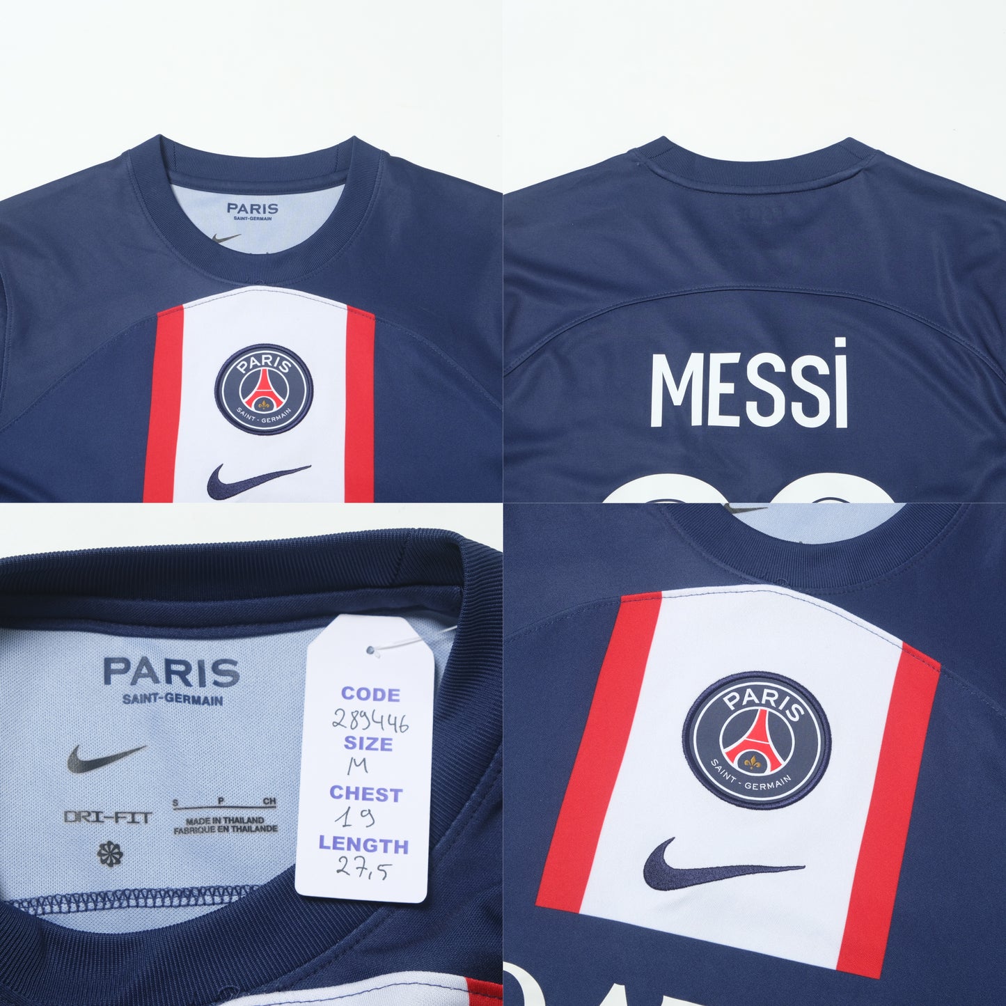 2022/23 PSG Home Shirt Nike Messi (M)