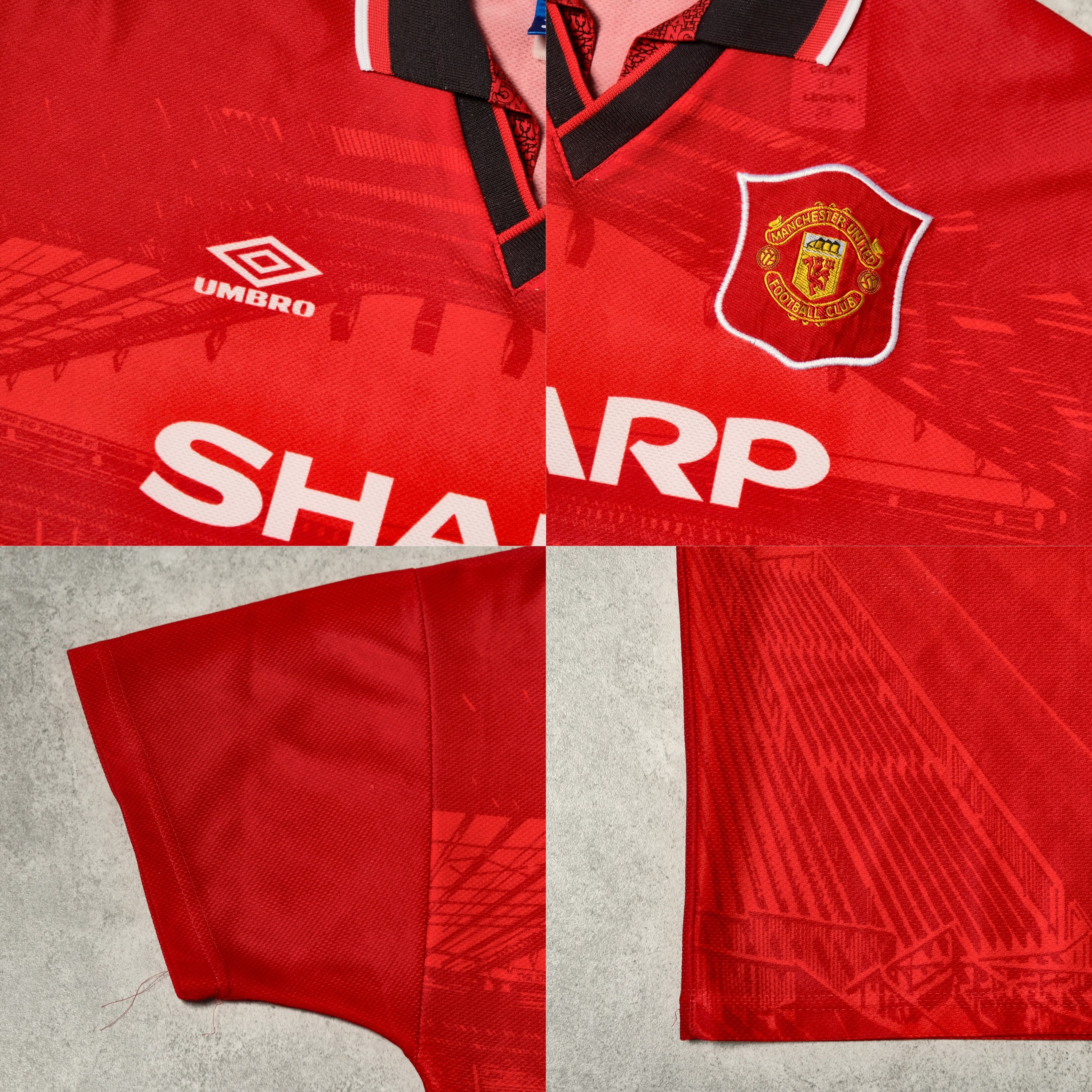 1994/96 Manchester United Home Shirt Umbro (L)
