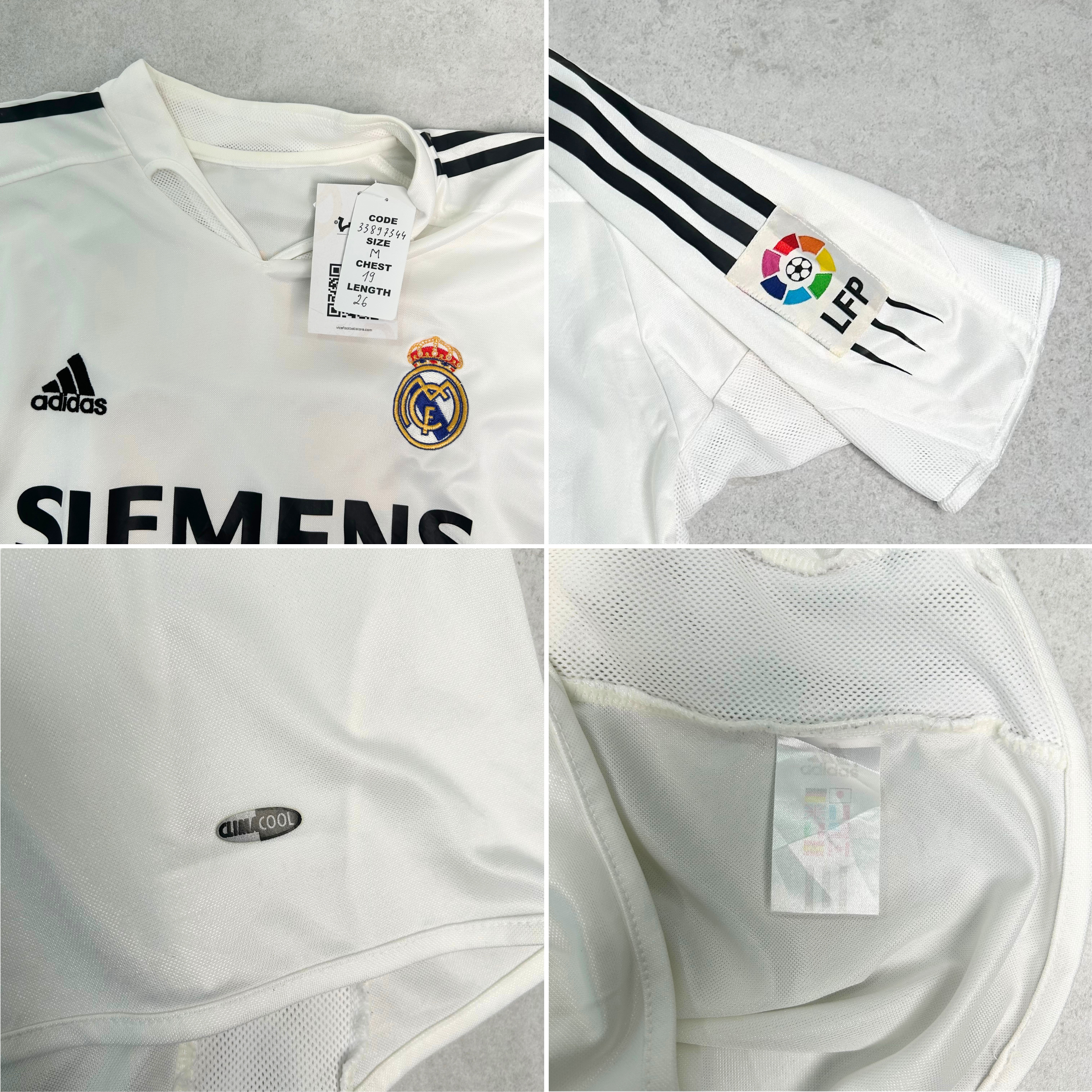 2004/05 Real Madrid Home Shirt Adidas Guti (M)