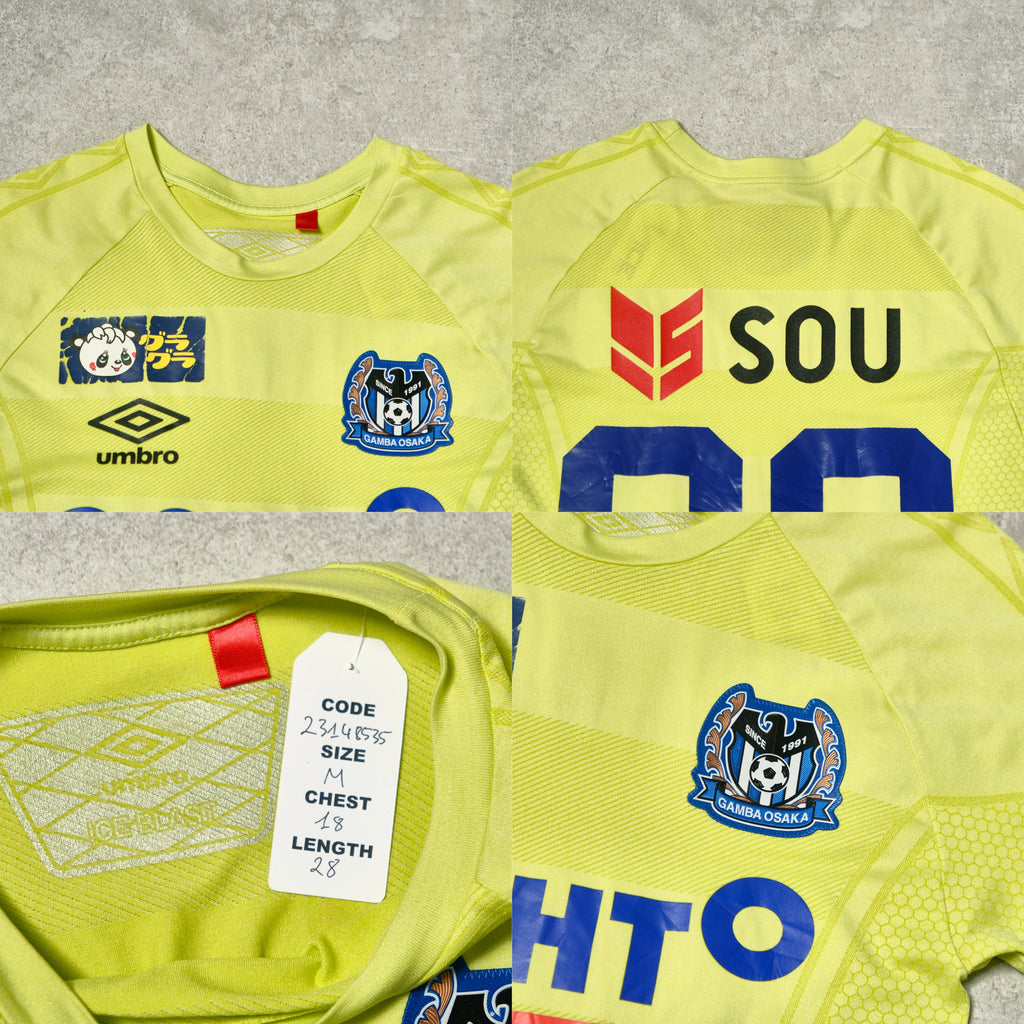 2010 Gamba Osaka Training Shirt Umbro J-League (M)