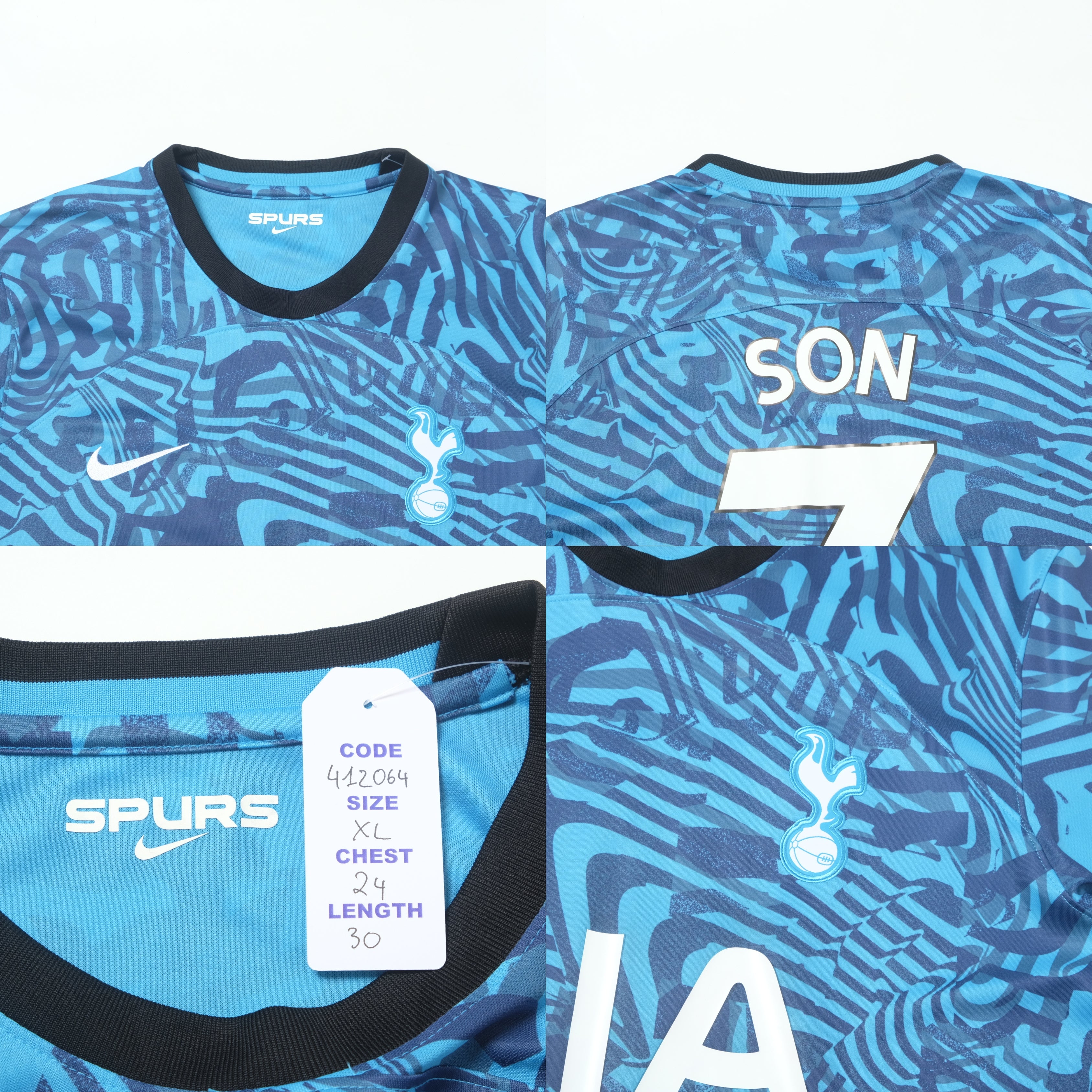 2022/23 Tottenham Hotspur Third Shirt Nike Son (XL)