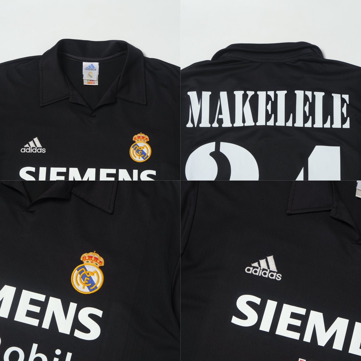 2002/03 Real Madrid Centenary Away Shirt Adidas Makelele (L)