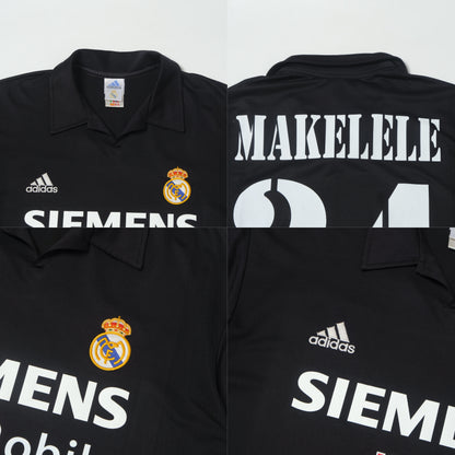 2002/03 Real Madrid Centenary Away Shirt Adidas Makelele (L)
