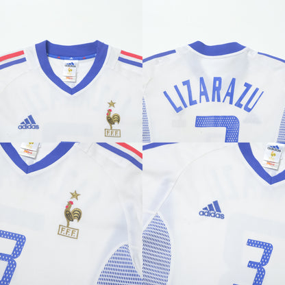 2002/04 France Away Shirt Adidas Lizarazu (L)