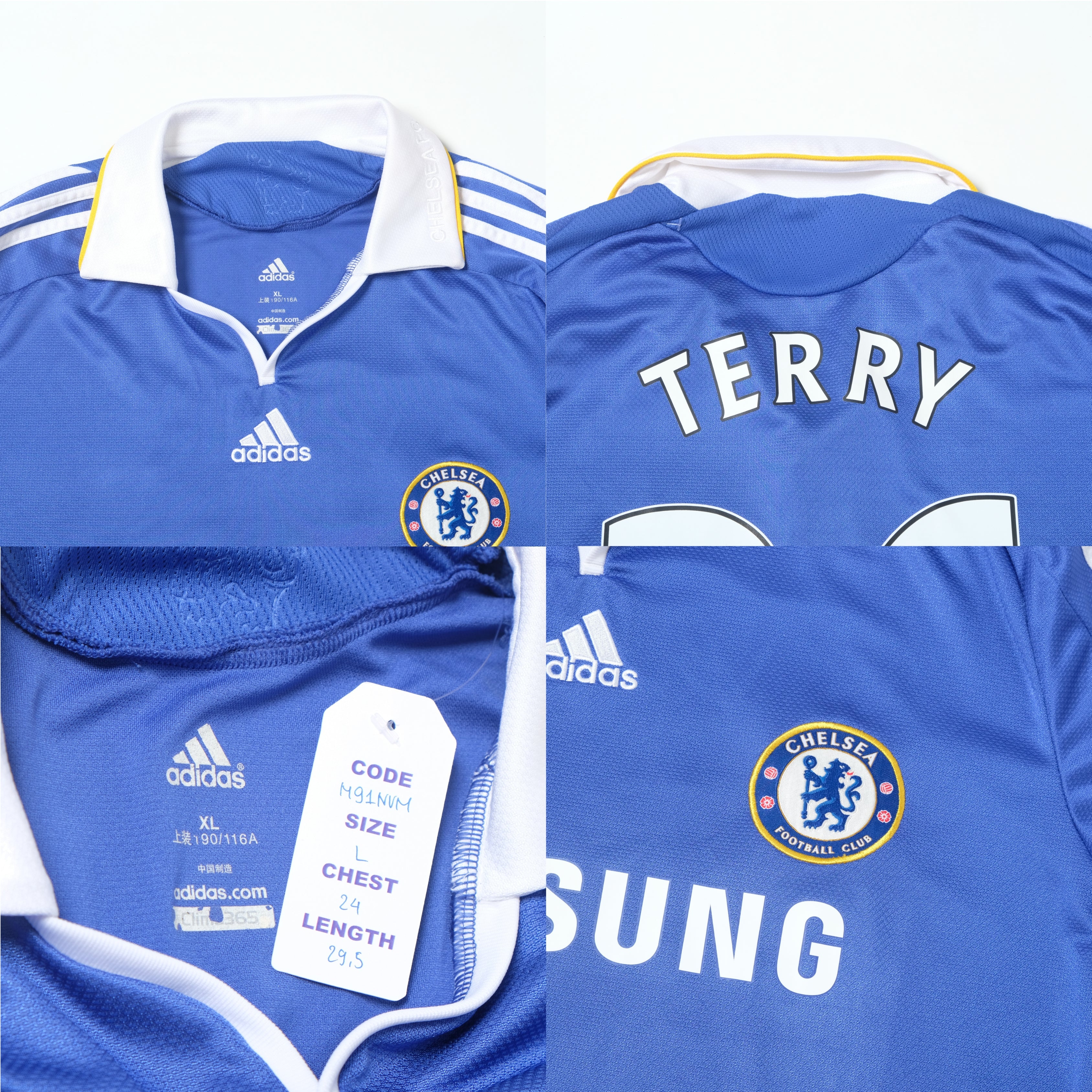 2008/09 Chelsea Home Shirt Terry (L)