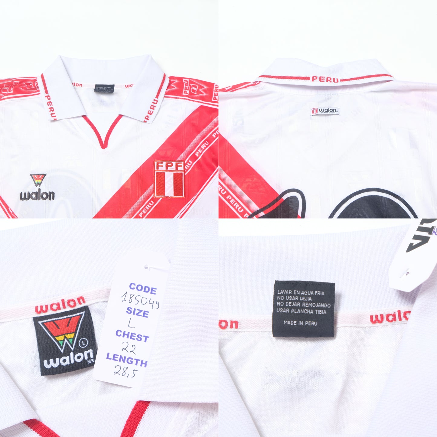 2000/01 Peru Home Shirt Walon (L)
