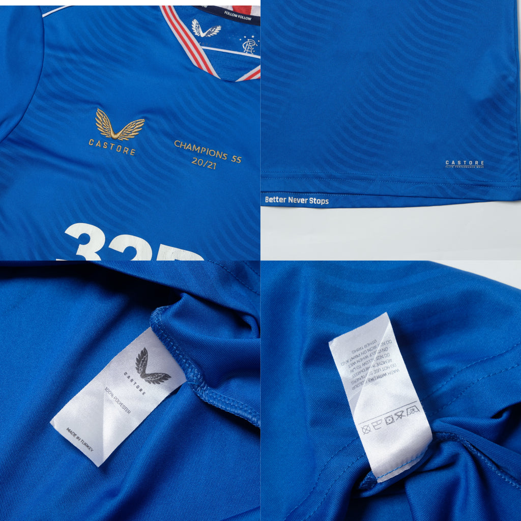 2020/21 Rangers Champions Shirt Castore (M/L)