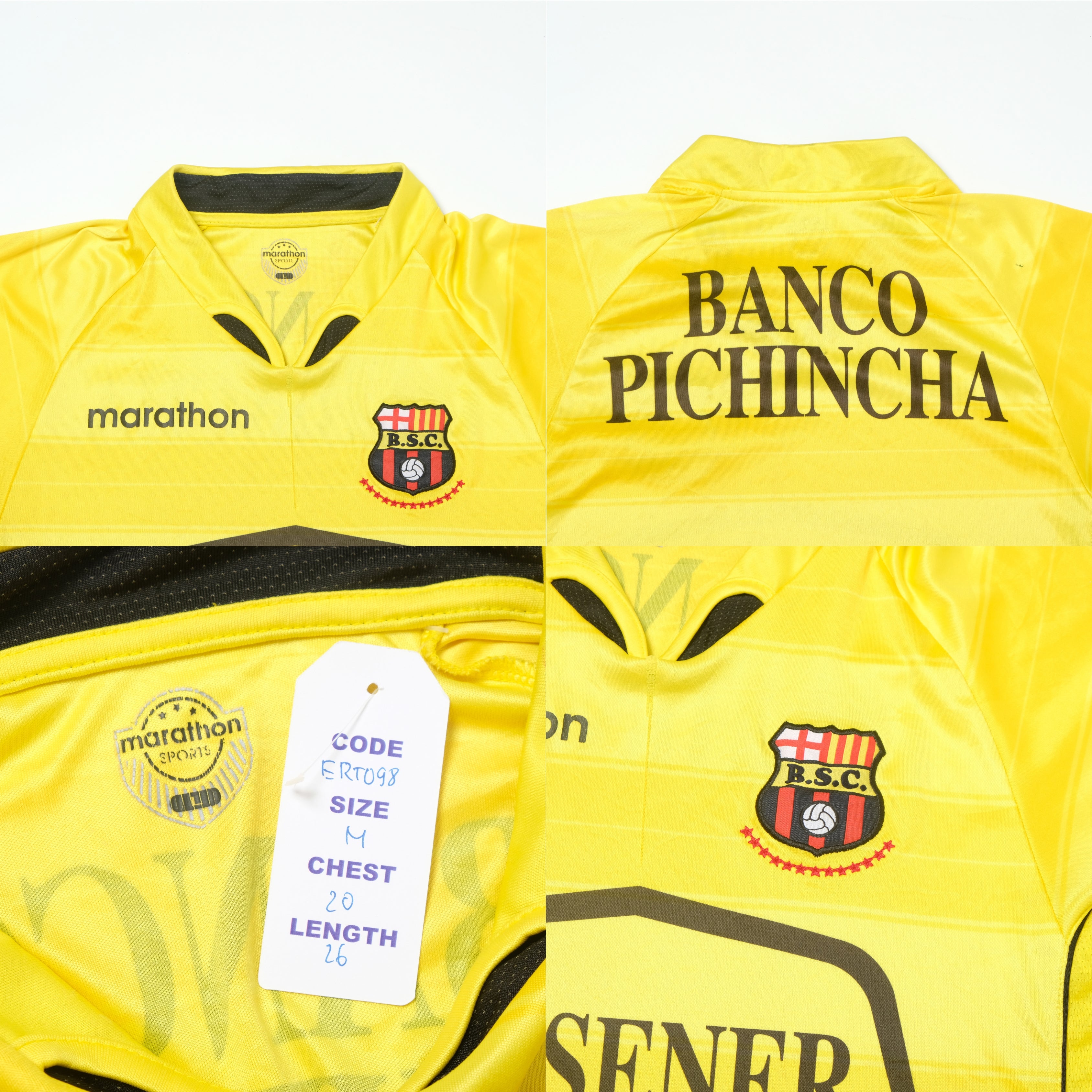 2005 Barcelona SC (Ecuador) Home Shirt Marathon (M)