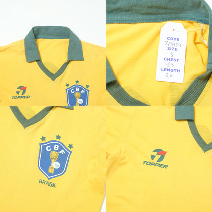 1986/88 Brazil Home Shirt Topper (S) 