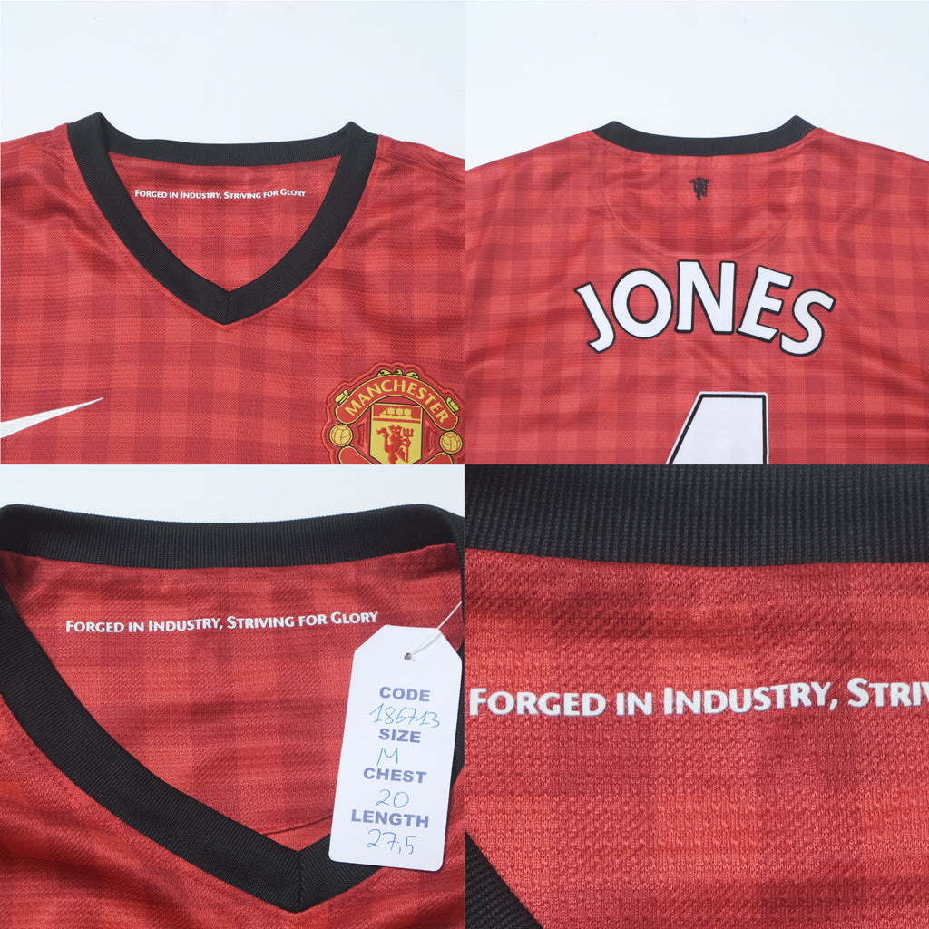 2012/13 Manchester United Home Shirt Nike Jones (M)