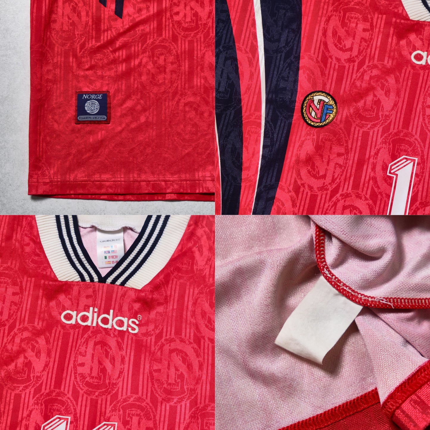 1996/97 Norway Home Shirt Adidas Solskjaer (XL)