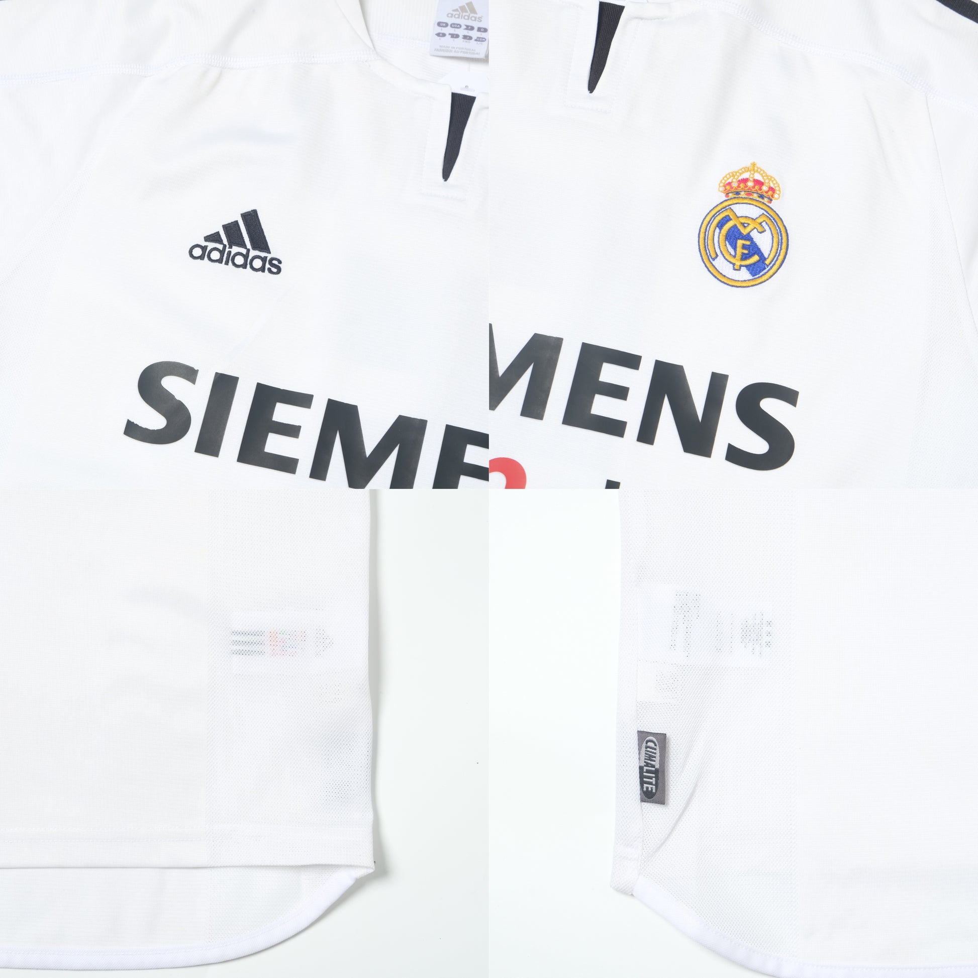 2003/04 Real Madrid Home Shirt Adidas Zidane (L/XL)